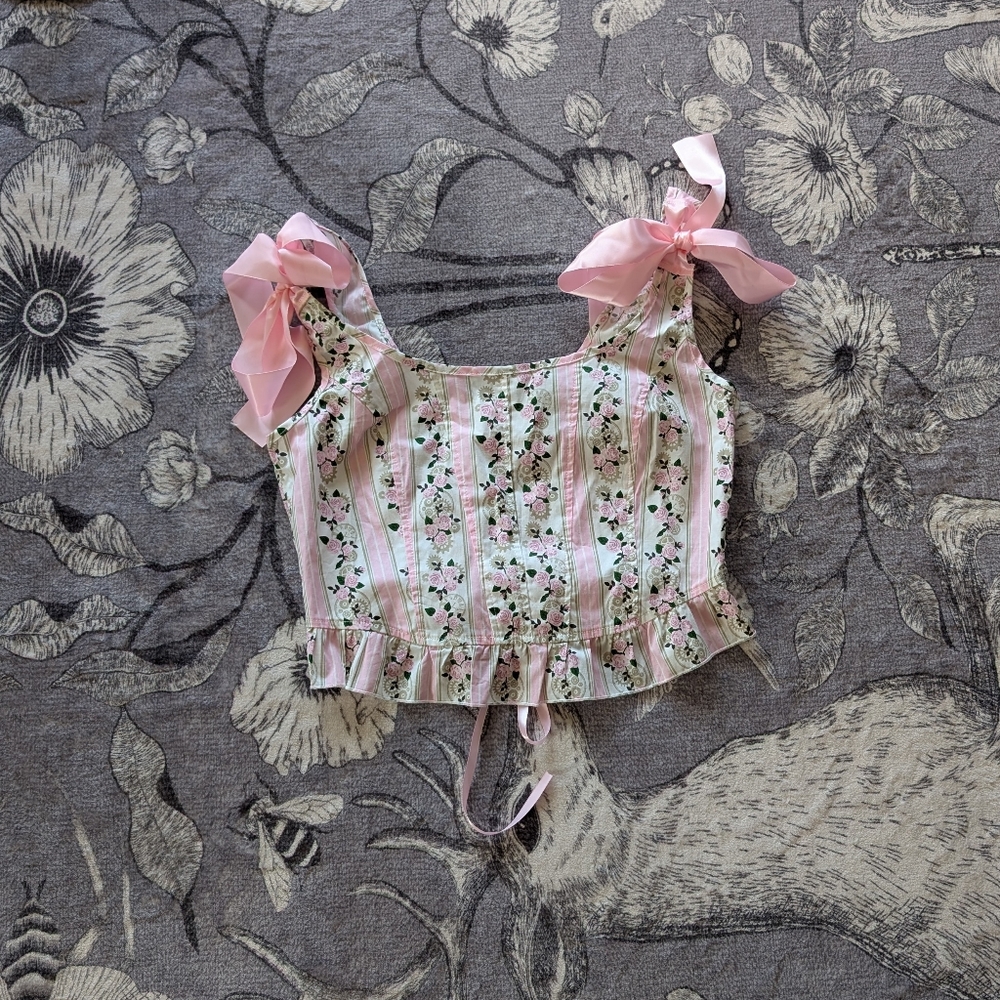 Gears and Roses Top